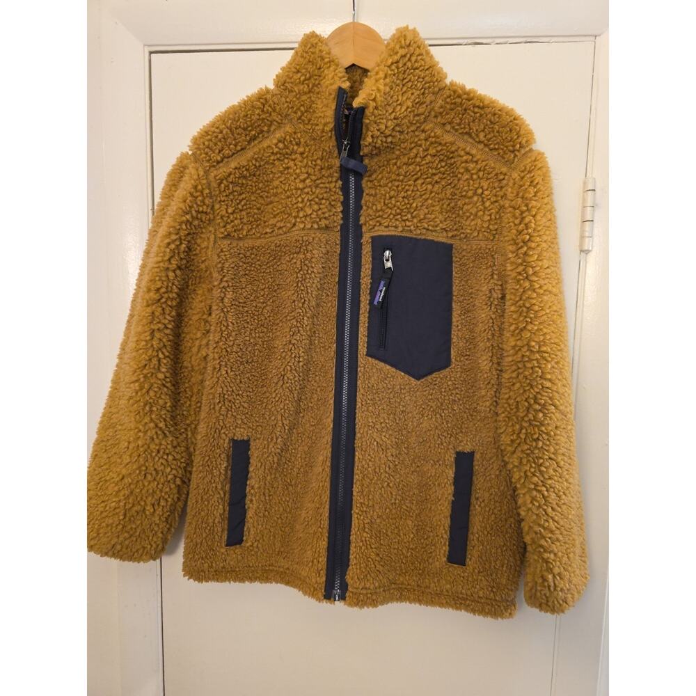 Patagonia Women's Retro-X Coat Fleece Nest Brown Jacket XS Comfy Oversized